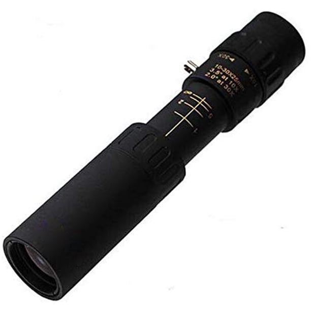 Enfoque Visión nocturna Zoom Monocular Telescopio Binoculo Caza Prisma óptico Alcance 10-30X25 Yuarrent HW3512-00B