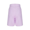 thumbnail image 6 of High Waisted Shorts for Women Striped Wide Leg Shorts Summer Casual Sports Daily Shorts with Pockets, 6 of 7