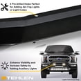 thumbnail image 4 of Stehlen 733469494201 Advance Series Aluminum LED Bull Bar - Matte Black / Brush Aluminum Skid Plate For 2010-2018 Jeep Wrangler JK, 4 of 8