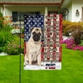 thumbnail image 5 of American Flag I Am Your Pug Dog Flag Proud Garden Flag, Double-Sided Decorative Outdoor Flag, Patriotic Polyester Yard Flag 12 x 18 in, 5 of 5