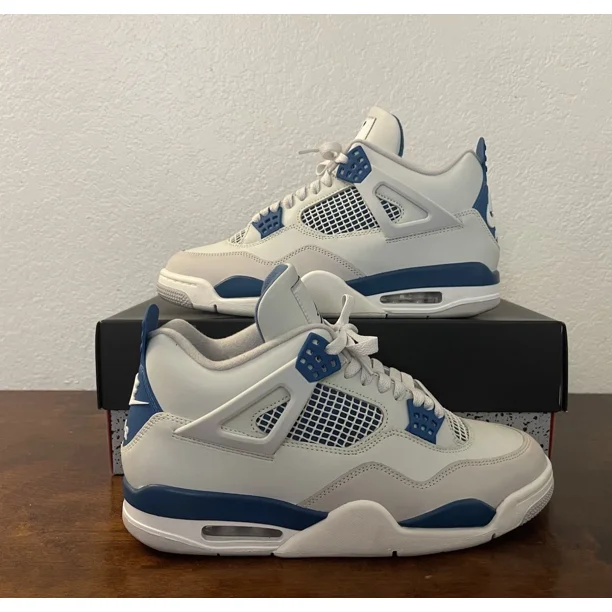 Ni - ke Air Jordan 4 Retro 'Military Blue' (2024) FV5029-141 Men's Size 10