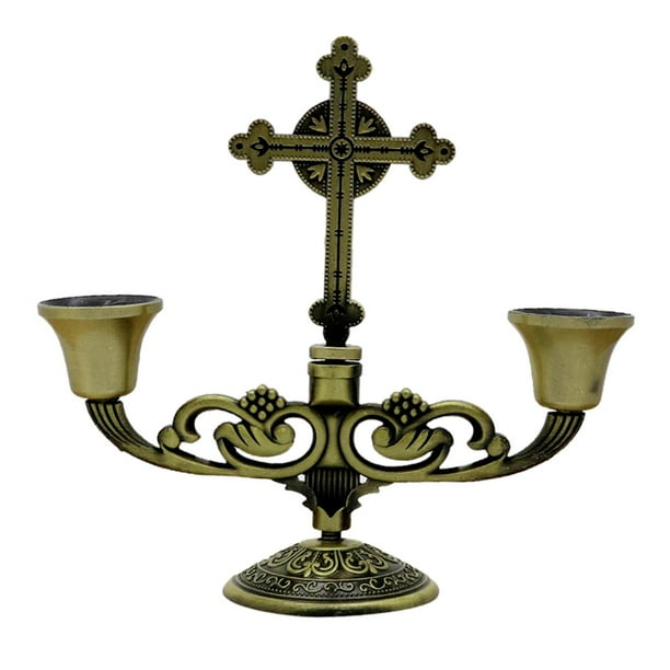 Candelabro europeo para bodas, candelabro decorativo, centro de mesa Bronce