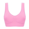 thumbnail image 1 of Sujetador deportivo push-up ajustable de una sola capa de gran tamaño sin almohadilla para el pecho sin aro de acero sin ropa interior push-up sin costuras, 1 of 5