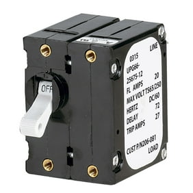 Paneltronics Breaker 25 Amps Double Pole A Frame Magnetic Walmart Com Walmart Com