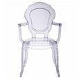 thumbnail image 1 of Acrylic  arm dining chair clear, side dining chair, 1 of 3