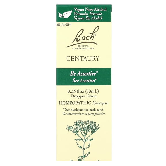 Bach Original Flower Remedies, Centaury , 0.35 fl oz (10 ml)