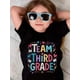 thumbnail image 2 of Girls & Boys "Fun School Theme Cotton Graphic Tees, Back To School Clothes Girls, Black Summer Shirts With Colorful Lettering, Gift For First Day of School, 2 of 7