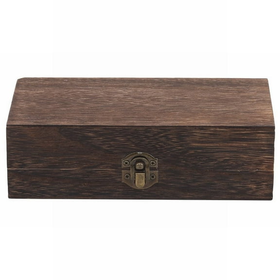 XUFLVPSEF Unfinished Small Wooden Box with Hinged Lid, Wood Storage Box for Crafts , Wooden Keeper Box Natural DIY Craft Stash Box for Artwork, Hobbies, Jewelry ,DIY Lovers and Home Storage