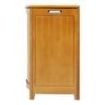 thumbnail image 2 of Oceanstar BHP0106N-Natural Finished Bowed Front Laundry Hamper with Interior Bag, 2 of 2