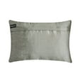 thumbnail image 6 of The HomeCentric Decorative Silver Pack of 2, 12"x14" (30x35 cm) Lumbar Pillow Cover, Silk Sequins & Crystal Oblong Pillow, Geometric Pattern Modern Style - Silver Jubilee, 6 of 9