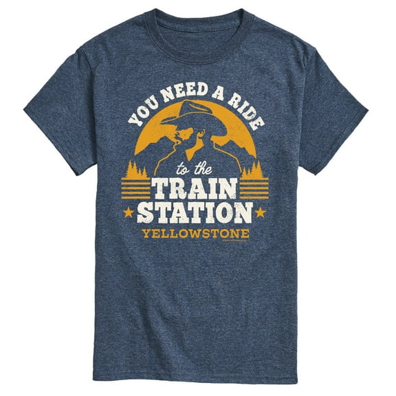Yellowstone - You Need A Ride To The Train Station - Men's Short Sleeve Graphic T-Shirt