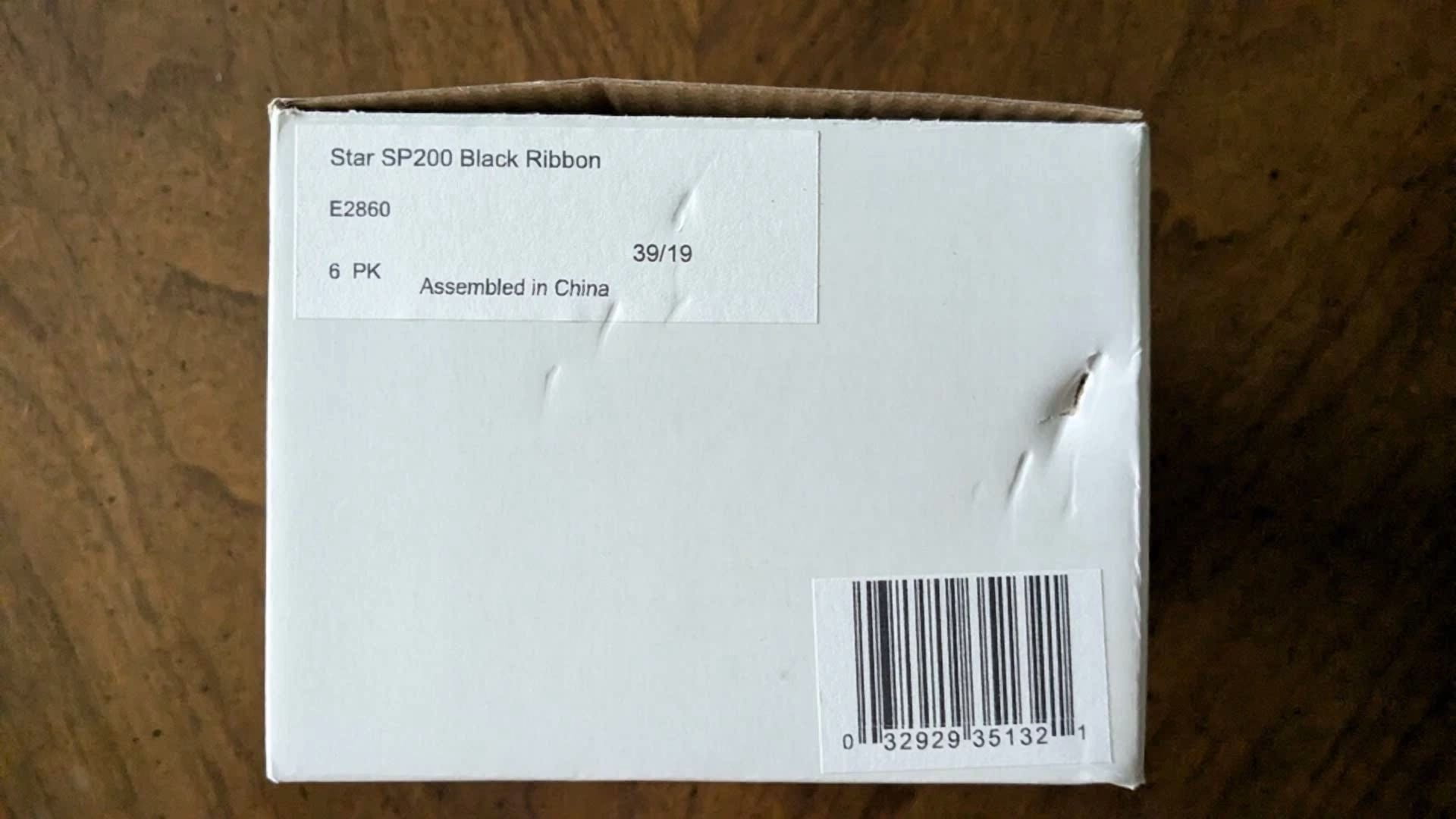 CIRCLE- Star Sp200 Black Ribbon - Pack Of 4 - Brand New