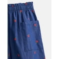 thumbnail image 3 of Wonder Nation Toddler Girls Peasant Top and Pants Set, 2-Piece, Sizes 12M-5T, 3 of 3