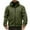 Army Green, variant on WTOBBY Men's Fleece Outdoor Warm Hooded Coat Jacket, Soft and Lightweight for Hiking, Camping, and Daily Wear, Wind-Resistant and Comfortable in Cool Weather,Army Green L