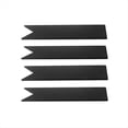 thumbnail image 1 of Paquete de 4 Clips de Conector, Estacas de Metal Cor-Ten de para Bordes de Paisaje de Acero de 6, 8 y 14 Pulgadas de Alto, Negro, 10,2 Pulgadas, 1 of 8