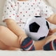 thumbnail image 5 of Peluche de fútbol multifuncional de 17 cm de diámetro, almohada de peluche, balón de fútbol suave. blanco negro, 5 of 9