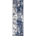 thumbnail image 2 of Nourison Grafix 2'3" x 12' Navy Blue Modern Indoor Rug, 2 of 7