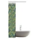 thumbnail image 3 of Cortina de Ducha ABPHQTO Decoración Pavo Real Plumas de Cola Natural Diseño Remolino 90x180 cm, 3 of 3