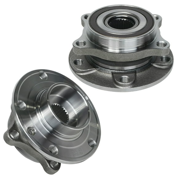 Detroit Axle - 2 Front Wheel Bearing Hubs for 2015 2016 2017 Chrysler 200 2013-2016 Dodge Dart, Replacement Wheel Bearing and Hub Assembly Set, Pair Hubs