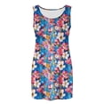 thumbnail image 4 of Aimik Women's Fashion Floral Print Plus Size Tank Top Casual Loose Comfortable Sleeveless Summer Tops for Ladies, 4 of 6