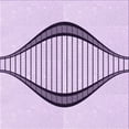 thumbnail image 1 of Ahgly Company Machine Washable Indoor Square Transitional Rich Lilac Purple Area Rugs, 8' Square, 1 of 7