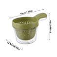 thumbnail image 3 of The Kitchen Double Layer Draining With Handle Double Layer Cleaning Bowl Suitable For Vegetables Berries Tomatoes Grapes, 3 of 9