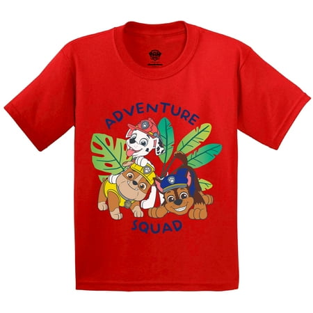 

Paw Patrol Shirt for Toddler Boys Girls - 3 4 5 Years Old - Adventure Squad Paw Patrol Tee
