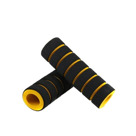 Hot Sale 1pair Soft Foam Sponge MTB Racing Bicycle Motorcycle Handlebar Grips Non-slip Cover Bike Repair Kit Push Bike Cycle