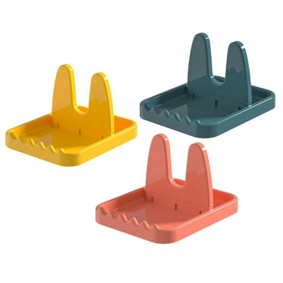 3Pcs Foldable Pot Lid Rack Spoon Holder Stand Pan Cover Shelf Tableware Storage Kitchen Organizer