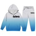 thumbnail image 4 of Kiijoy Boys Hoodie Set Cozy Hooded Sweatshirt Jogger Sweatpants Outfits, Size 2-14, 4 of 5