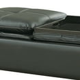 thumbnail image 4 of Coaster Dilleston Faux Leather Tufted Storage Ottoman in Black, 4 of 6