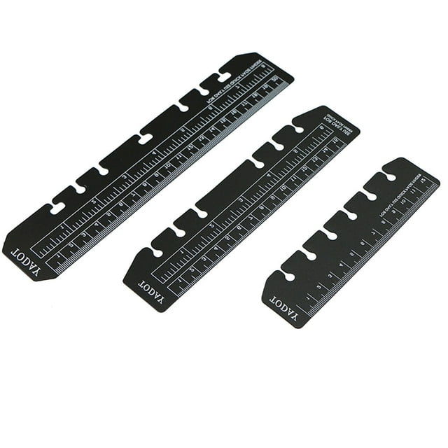 Miangastore 3 Pcs Règle Séparatrice Créative en PVC Recherche Rapide de Pages pour Bureau École Papeterie Classeur Carnets Accessoires Règles (A5 A6 A7 pour Chaque 1 Pce)