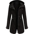 thumbnail image 2 of Lightweight Rain Jacket With Hood For Women - Active Outdoor Trench, 2 of 5