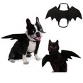 thumbnail image 2 of Disfraz de gato y perro, disfraz de Halloween, alas de bat, vampiro negro, disfraz de mascota, disfraz de Halloween, suministros para mascotas Afortunado Sencillez, 2 of 2