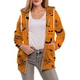 thumbnail image 3 of Womens Zip Front Plaid Sweatshirts Print Hoodie Fall Jackets Long Sleeve Casual Drawstring Clothes, 3 of 11