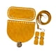 thumbnail image 4 of Kit de tejido de bolsos de cuero sintético para hacer bolsos, bolsos cruzados y carteras. Amarillo, 4 of 9