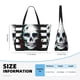 thumbnail image 4 of Easygdp Watercolor Skull Bolsa de Viaje de Playa de Gran Capacidad, Bolsa Tote Perfecta para la Playa, Escapadas de Fin de Semana y Viajes, 4 of 7