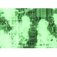 thumbnail image 1 of Ahgly Company Indoor Rectangle Abstract Emerald Green Modern Area Rugs, 7' x 9', 1 of 4