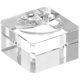 thumbnail image 1 of Crystal Ball Stand Clear Educational Ball Model Holder Glass Ball Base Stand with Camber Concave for Display, 1 of 3