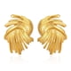 thumbnail image 3 of Pendientes de acero inoxidable de nicho de tendencia de moda para mujer, pendientes de 18 quilates con forma de lazo, 3 of 6
