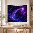 thumbnail image 5 of Bright Star With Cosmic Arc Against Dark Space, Mystical Celestial Art for Space Lovers, Cosmic Wall Decor, Housewarming Gift, Tapestry Wall Hanging for Bedroom and Dorm, 5 of 7