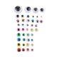 thumbnail image 3 of 1100 piezas de tamaños y tipos ojos saltones ondulados para manualidades de álbumes de recortes de bricolaje Baoblaze Dolls Googly Wiggle Eyes, 3 of 8