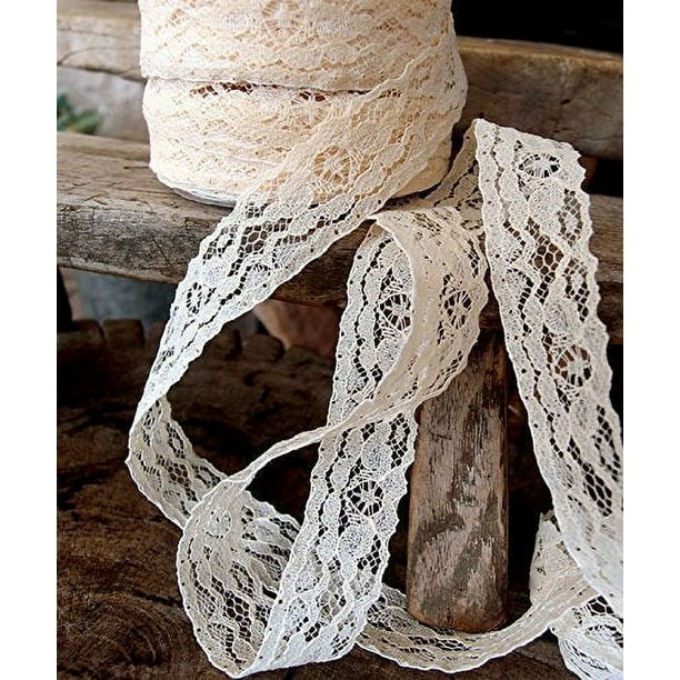 Ivory on sale lace ribbon