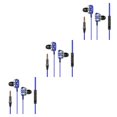 thumbnail image 3 of Cateissary Auricular con cable Reducción de ruido Escuchar música Ver video Auriculares Type7 NO7, 3 of 6