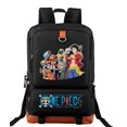 thumbnail image 1 of Mochila de Anime de una pieza para estudiantes, mochila de dibujos animados, protección de la columna vertebral para niños, mochila escolar impermeable, transpirable y resistente al desgaste hola suerte unisex, 1 of 2