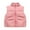 Pink, variant on Girls Puffy Vest Coat Water-Resistant Warm Winter Sleeveless Kids Jacket Kids Vest