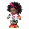 thumbnail image 1 of Toy HUOGUO, pelo rizado, negro, africano, negro, negro, para bebé, 30 cm, 1 of 5