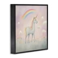 thumbnail image 2 of Stupell Industries Eclectic Mystical Unicorn Dreams in Pastel Black Framed Giclee Art, 17 x 17, by Lazar Studio, 2 of 8