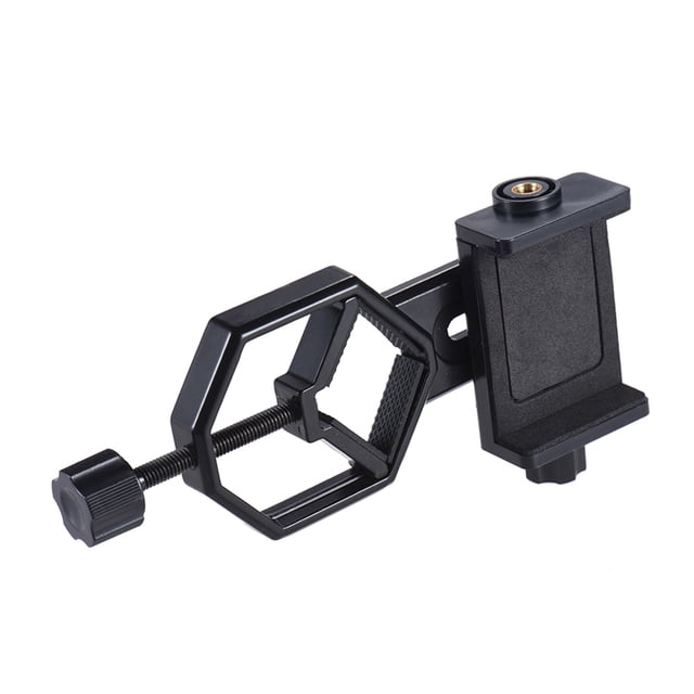 Soporte Irfora Metal Telescope Mount Adapter Bracket with Adjuatable Smartphone Cell Phone Holder Clip for Binocular Monocular Spotting Scope Microscope for iPhone 7Plus/ 7/ 6s/ 6Plus Irfora Soporte