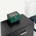 thumbnail image 3 of ProCase Caja para Reloj de 3 Ranuras, Estuche Organizador de Relojes de 1 Piso con Tapa Vidrio Anti-polvo Almacenaje Guardarrelojes para Hombres y Mujeres (Verde), 3 of 14